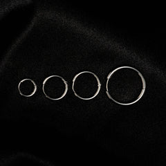 Silver Hoop Earrings