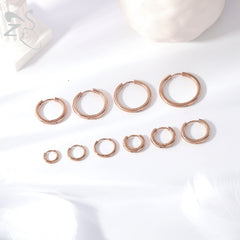 Gold Huggie hoop earrings