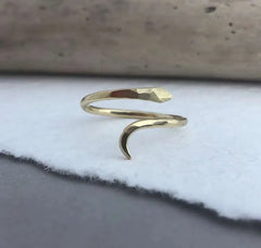 Handcrafted Snake Ring in UK