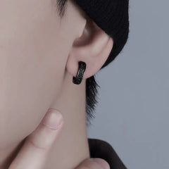 Luxury 18K Gold Plated Stainless Steel Hoop Earrings