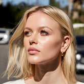 Pair of stainless steel hypoallergenic earrings – safe for sensitive ears