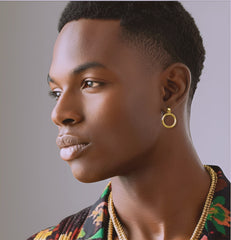 Stylish Vintage Geometric U-Shape Hoop Earrings