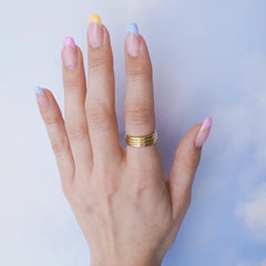 Cigar band ring for men