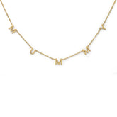 Mummy Necklace - Yellow Gold