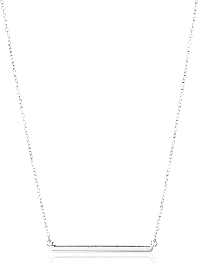 Silver Bar Necklace