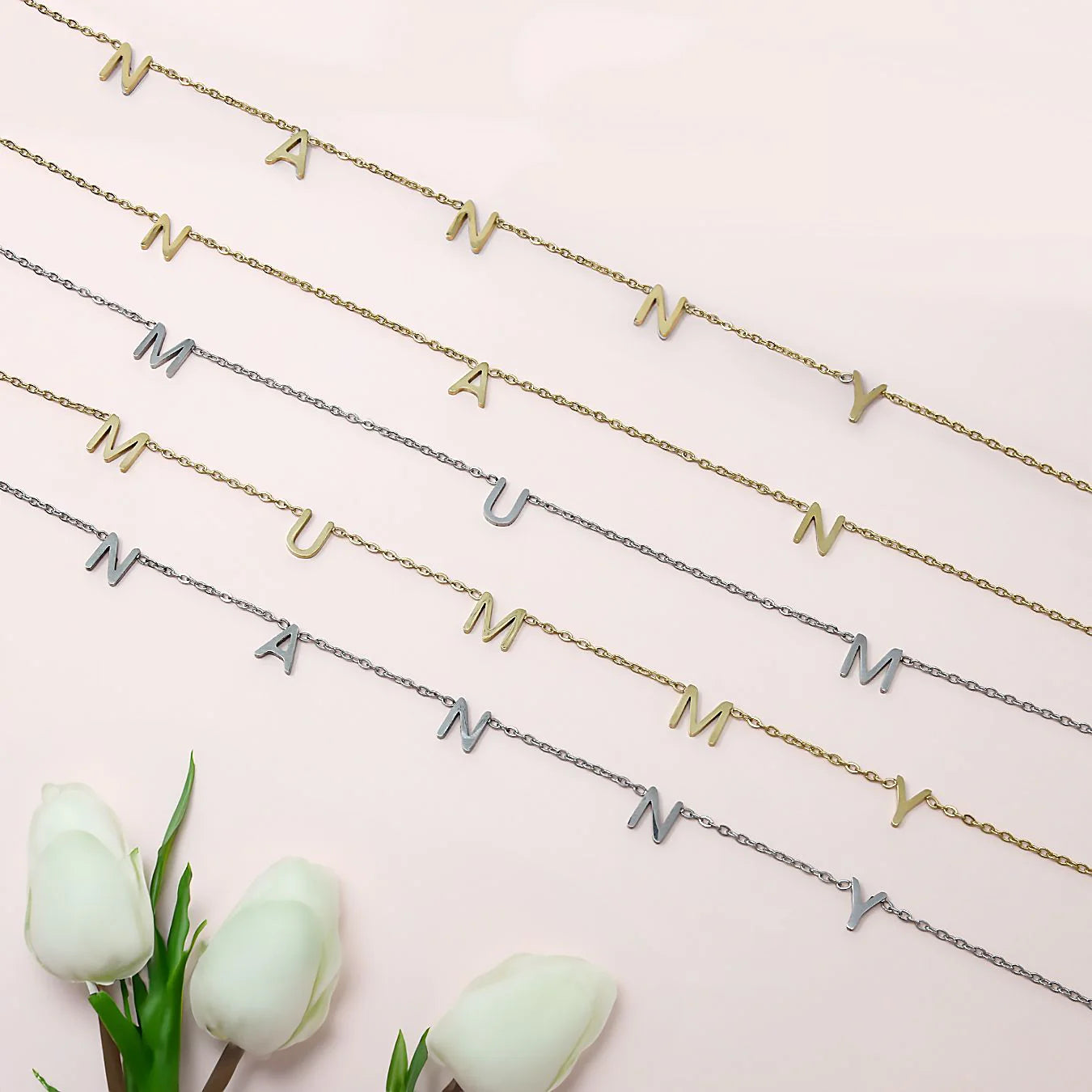 Mummy Necklace - Yellow Gold