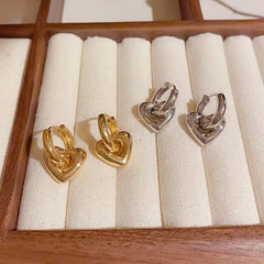 Heart-Shaped Stainless Steel Jewelry - Cute and Romantic